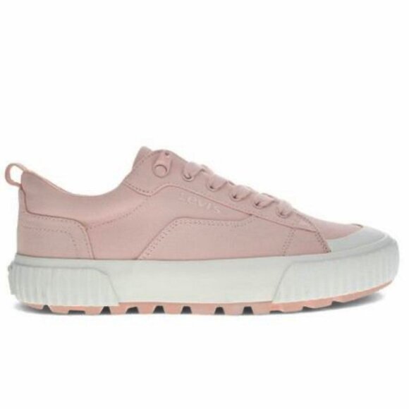 LEVI'S EMMA Women's Casual Platform Low Top Sneakers Pink Size 9 - Picture 1 of 7